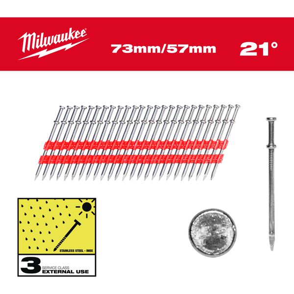 Duplex-Nägel 21°  57 / 73 mm (2.000)