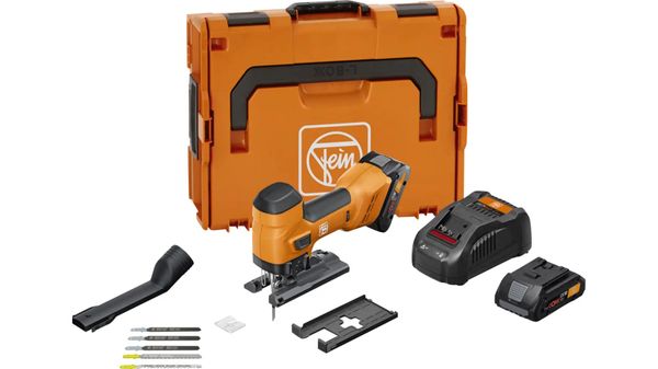 Akku-Stichsäge F-IRON Jig 26 AS Set 2 x 4 Ah