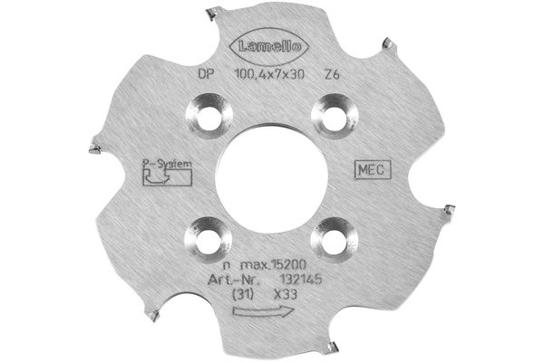 P-System Nutfräser CNC, DP, Ø100.4x7xØ30 mm
