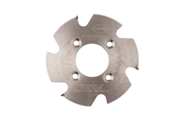 P-System Nutfräser CNC, DP, linkslaufend, Ø100.4x7xØ35 mm
