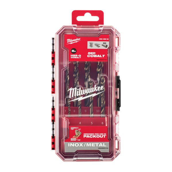 Metallbohrer-Set HSS-G Co RED COBALT