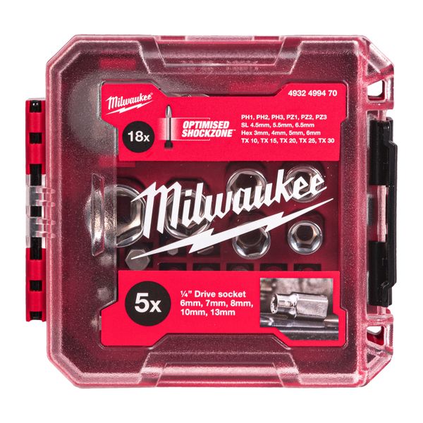 Milwaukee Ratschensatz 1/4 Zoll