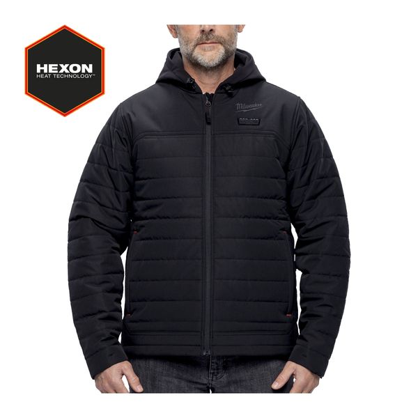 Akku-Heiz-Steppjacke M12HPJBL3-0 (XL)