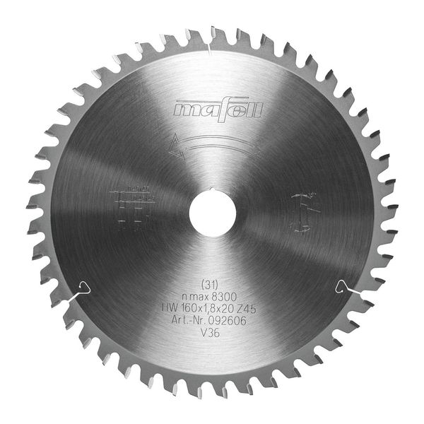 Sägeblatt KSB-L160, HW, 160 x 1,8 x 20mm, Z46, WZ/FA
