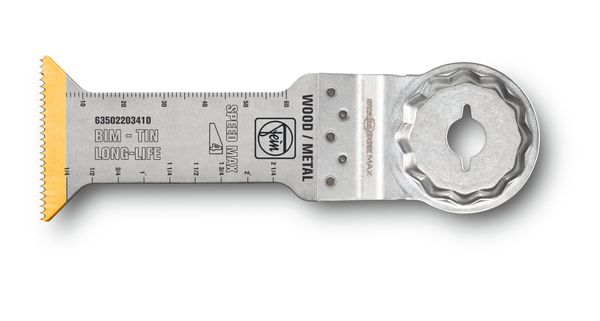 E-Cut Bi-Metall Sägeblatt mit TiN-Beschichtung, Länge 78 mm, Breite 42 mm, VE 50