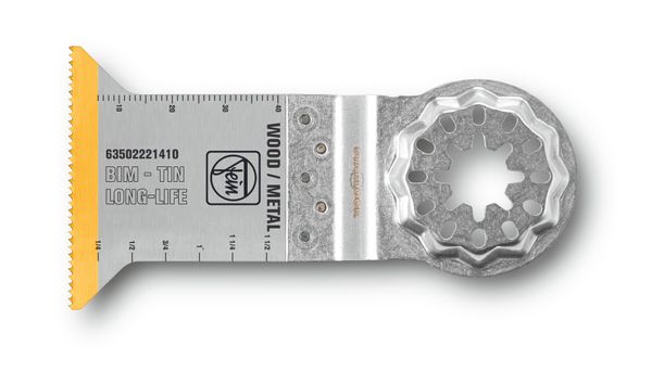 E-Cut Bi-Metall Sägeblatt mit TiN-Beschichtung, Länge 50 mm, Breite 50 mm, VE 3