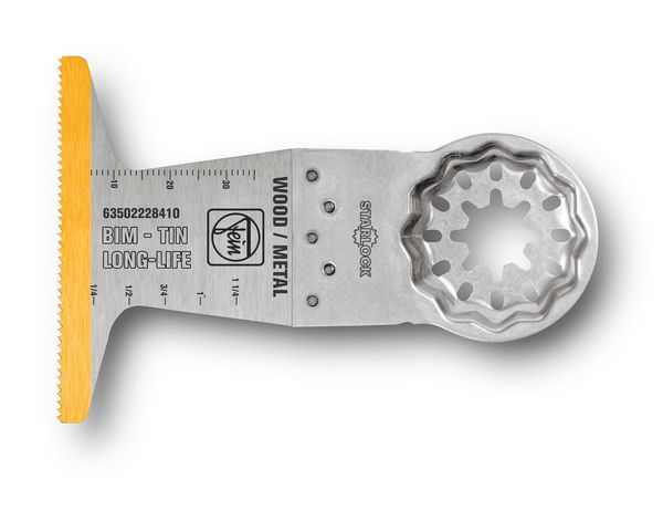 E-Cut Bi-Metall Sägeblatt mit TiN-Beschichtung, Länge 50 mm, Breite 65 mm, VE 50