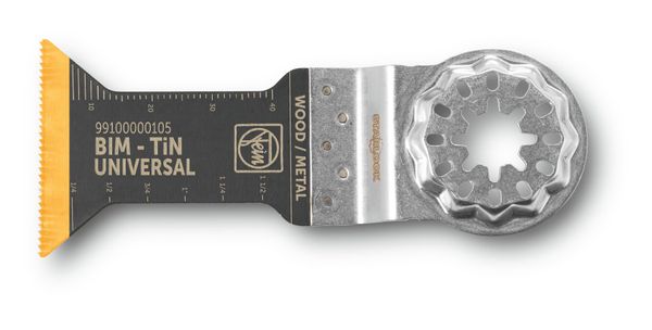 E-Cut Universal-Sägeblatt mit Titanbeschichtung, Länge 55 mm, Breite 44 mm, VE 1