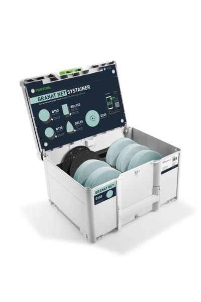 Schleifmittel-Systainer³ Granat Net D150 GR NET SYS