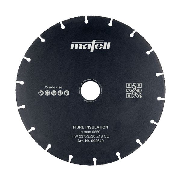 Sägeblatt KSB-FI 237, HW, 237 x 3 x 30 mm, Z18