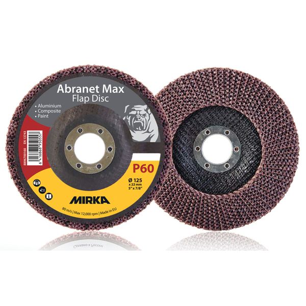 Abranet Max Flap disc T29 125mm ALOX 60