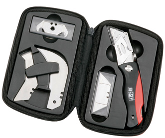 files\DBKPH-SET_open__28.jpg Klingen-Klappmesser-Satz in Nylonmappe BESSEY