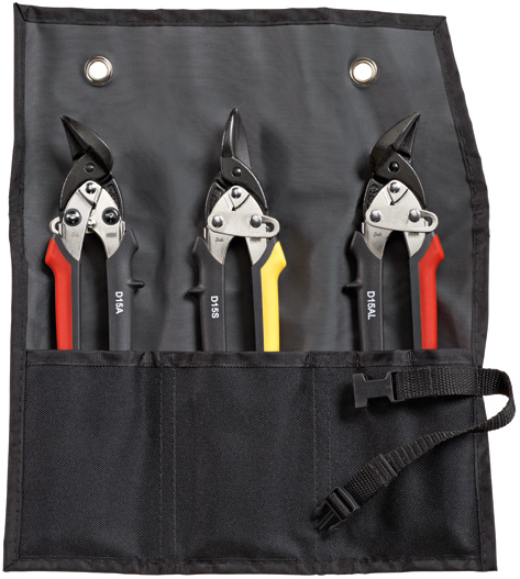 Ideal-Scheren-Set in Rolltasche DSET15