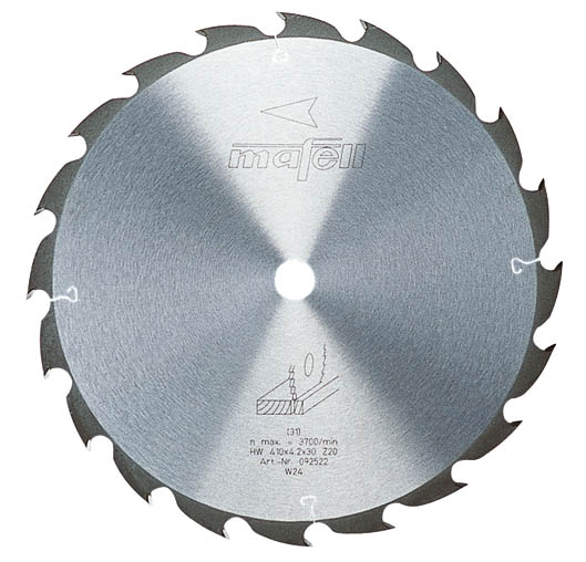 Sägeblatt-HM 410 x 2,5/4,2 x 30 mm, Z 20, WZ