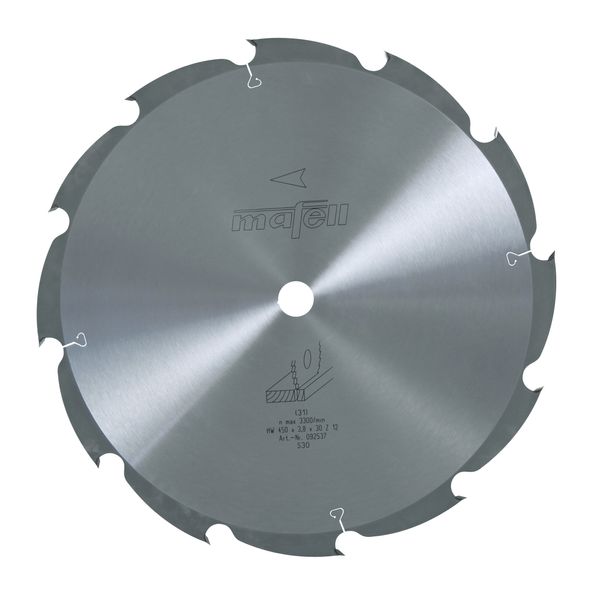 Sägeblatt-HM 450 x 2,5/3,8 x 30 mm, Z 12, WZ