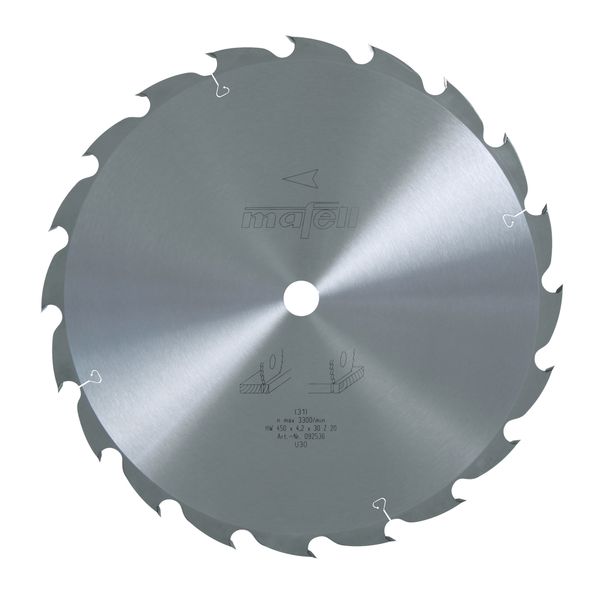 Sägeblatt-HM 450 x 2,5/4,2 x 30 mm, Z 20, WZ