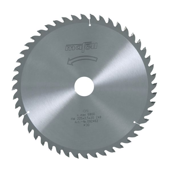 Sägeblatt-HM 225 x 1,8/2,5 x 30 mm, Z 48, WZ
