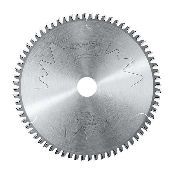 Sägeblatt-HM, 225 x 1,8/2,5 x 30 mm, Z 68, FZ/TR, für Kunststoff- und Aluminium-Profile