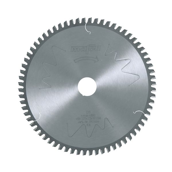 Sägeblatt-HM 225 x 1,8/2,5 x 30 mm, Z 68, FZ/TZ,