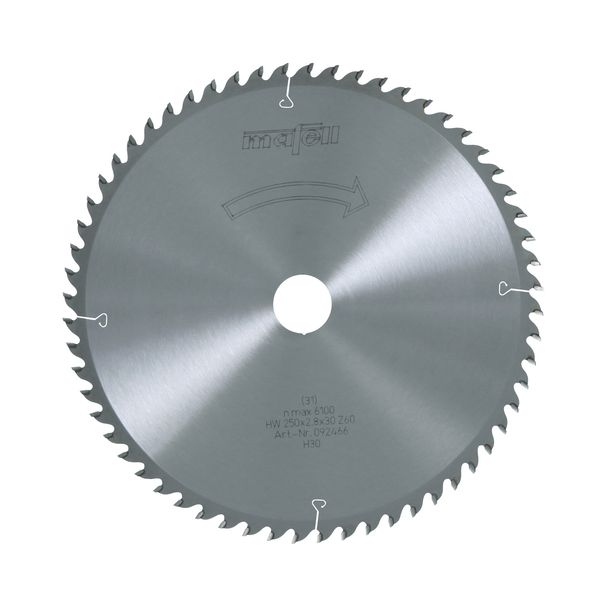 Sägeblatt-HM 250 x 1,8/2,8 x 30 mm, Z 60, WZ