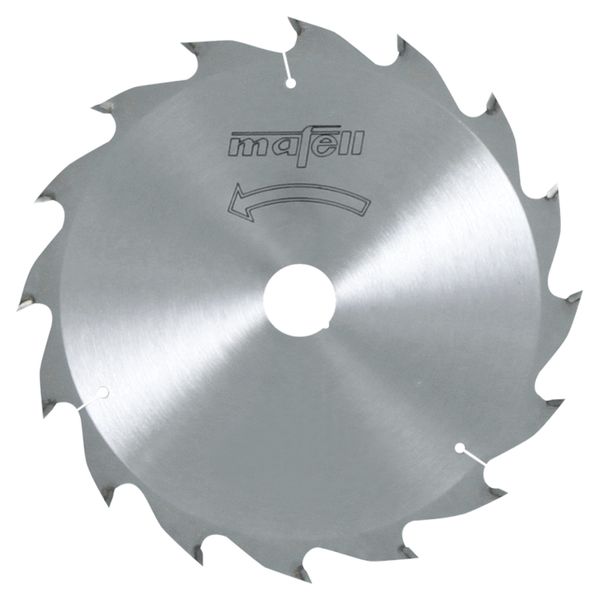 Sägeblatt-HM, 185 x 1,4/2,4 x 20 mm, Z 16, WZ, für Längsschnitte in Holz