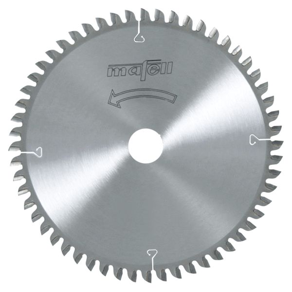 Sägeblatt-HM, 185 x 1,4/2,4 x 20 mm, Z 56, WZ, für Querschnitte in Holz