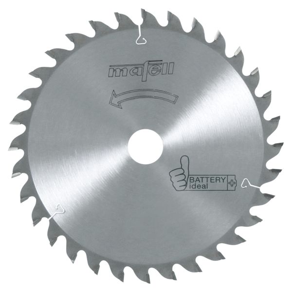 Sägeblatt-HM, 185 x 1,2/1,8 x 20 mm, Z 32, WZ, Battery ideal, für Längs- und Querschnitte in Holz