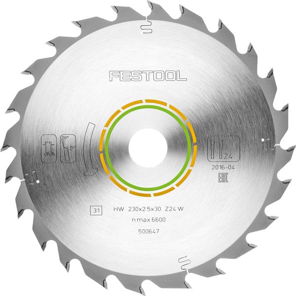 Standard-Sägeblatt 230x2,5x30 W24