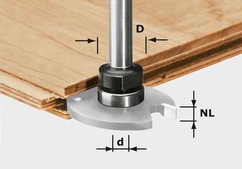 Produktbild Frässpindel S8 1,5-5 KL16
