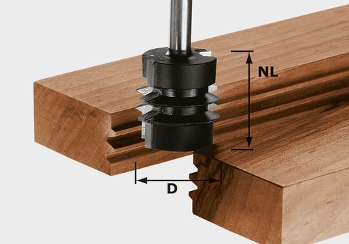 Verleimfräser HW Schaft 8 mm HW S8 D34/NL32