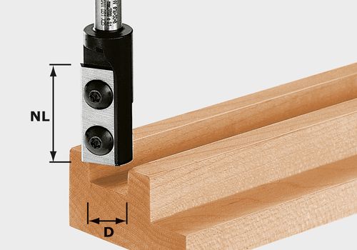 Wendeplatten-Nutfräser HW Schaft 8 mm HW D16/30 S8