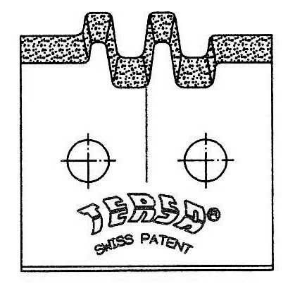 TERSA HS-Verleimmesser 30 x 30 x 5 mm