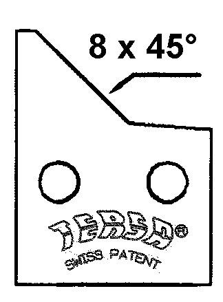 TERSA HS-Fasemesser 8 x 45° L