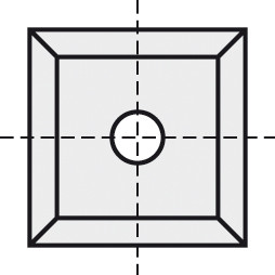 HW-VS 17x17x2 mm B20