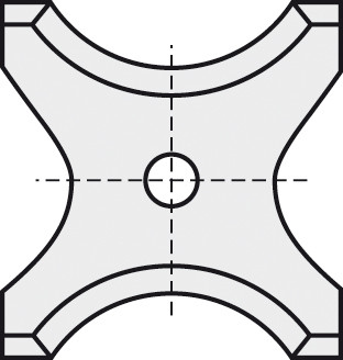 HW-WP 26x24x2 mm R12 B20