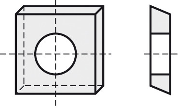 HW-WP 12x12x1,5 mm B20