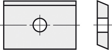 HW-WP 12x8x1,5 mm B10