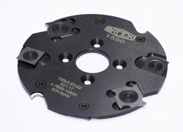 WP-Nutfräser f. Lamellen 100 x 3,97 x 22 mm Z4 V4