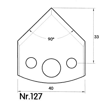 UNI-Abweiser 40mm Nr. 127