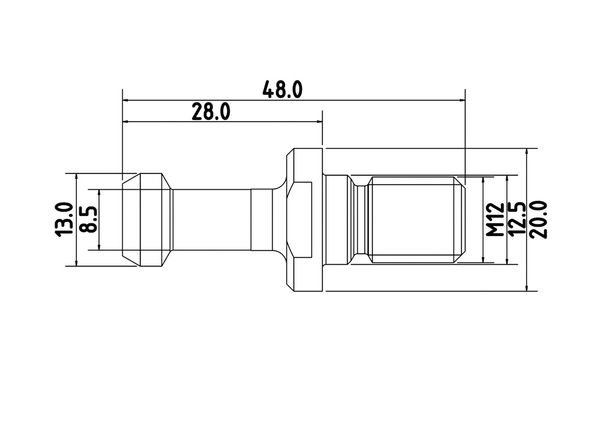 Anzugsbolzen BT35 Typ2