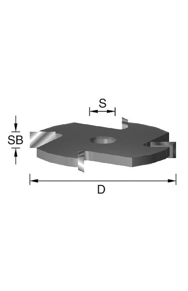 HW-Scheibennutfräser D=50,8mm SB=6mm d=8mm