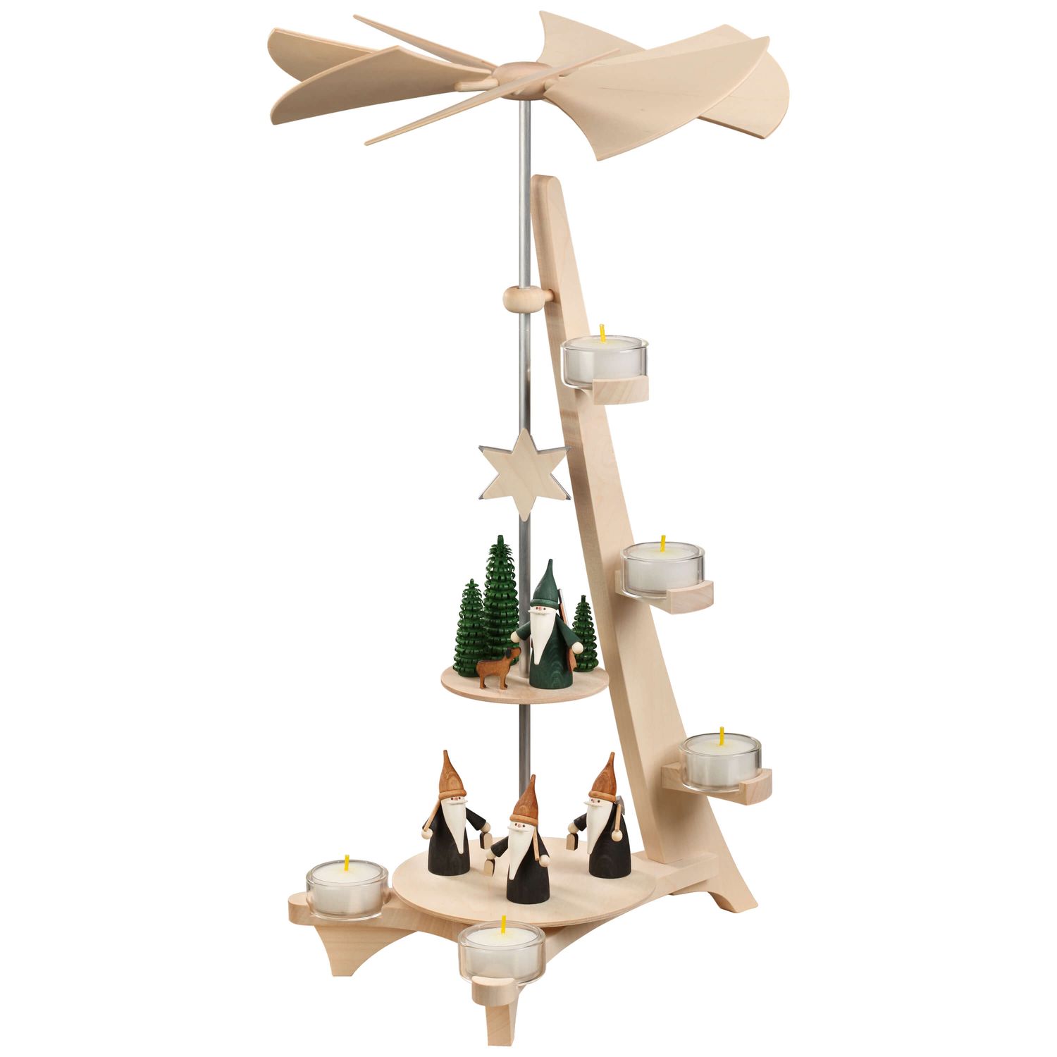 Weihnachtspyramide Bergwichtel 50 cm