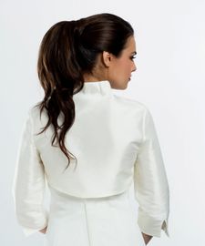 Brautbolero aus Taft