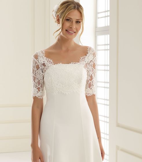Hochzeit-Bolero mit Spitze