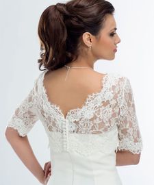 Hochzeit-Bolero mit Spitze