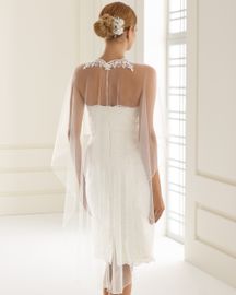 Brautbolero mit Spitze - Einheitsgröße