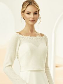 Braut-Pullover mit Kashmir-Effekt E325