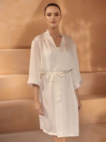 Bianco Evento Bademantel E439