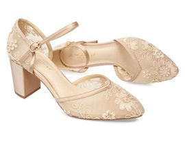 Brautschuhe Marisol I Nude I by G. Westerleigh