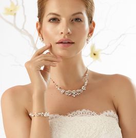 Braut Schmuckset - Halskette I Armband I Ohrringe